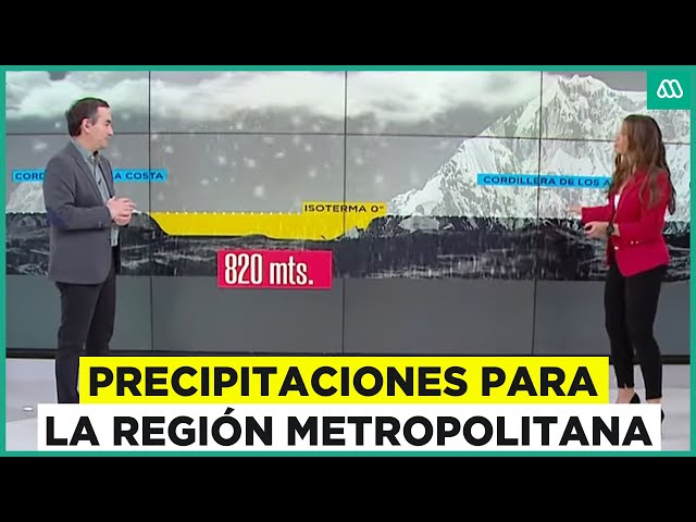 Precipitaciones para la Región Metropolitana: ¿En qué zonas podría llover?