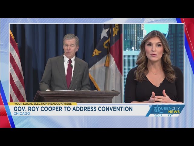 ⁣Gov. Cooper to be one of last speakers before Harris accepts presidential nomination at DNC