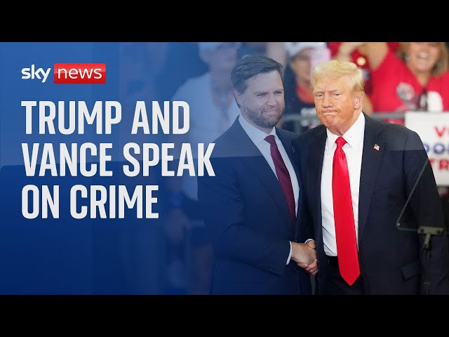 ⁣Watch live: Donald Trump and his running mate JD Vance hold news conference on security