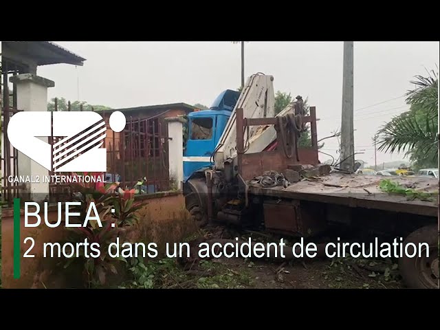 ⁣BUEA : 2 morts dans un accident de circulation