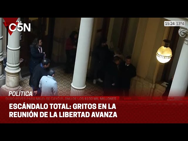 ⁣GRITOS, AMENAZAS y FORCEJEOS en DIPUTADOS tras el RECHAZO de los FONDOS MILLONARIOS para la SIDE