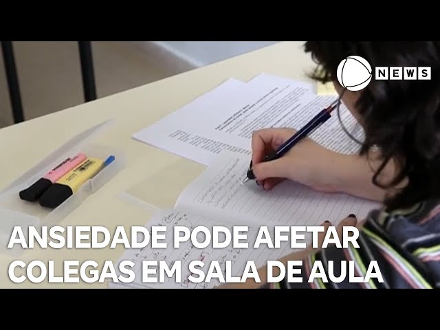 ⁣Estudo aponta que adolescentes podem ser impactadas pela ansiedade de colegas de classe