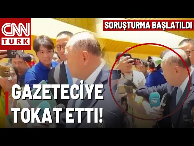 ⁣Taylandlı Vekil'den Skandal Hareket! Kendisine Soru Soran Gazeteciye Tokat Attı