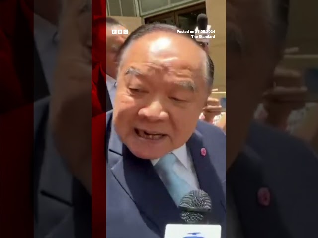 ⁣Thai MP to be investigated for slapping a reporter. #Shorts #Thailand #BBCNews