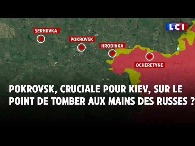 ⁣Pokrovsk, cruciale pour Kiev, sur le point de tomber aux mains des Russes ?