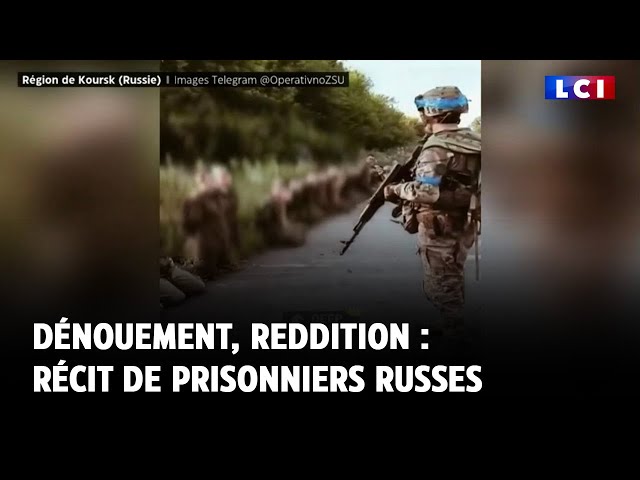 Dénouement, reddition : récit de prisonniers russes