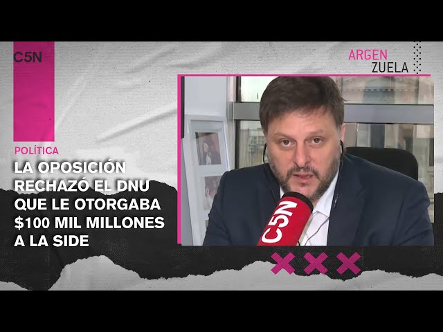 ⁣LEANDRO SANTORO habló con C5N tras el rechazo al DNU que asignaba $100 mil millones a la SIDE