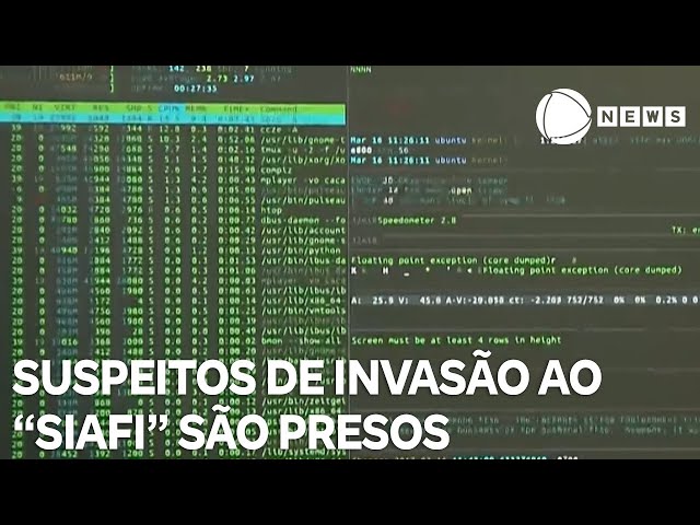 Suspeitos de terem invadido o sistema do governo são presos