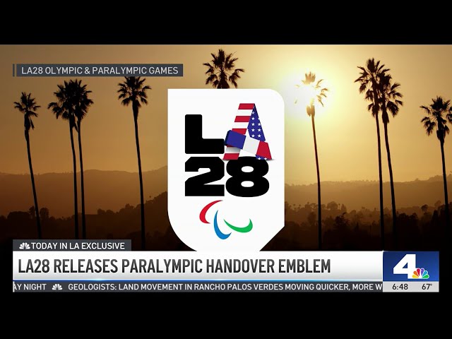 ⁣LA28 reveals Paralympics handover emblem