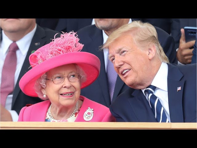 ⁣Queen Elizabeth II lauded Donald Trump’s family as “gracious” and “wonderful guests”