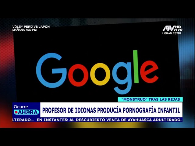 Profesor de idiomas es detenido por almacenar y producir pornografía infantil