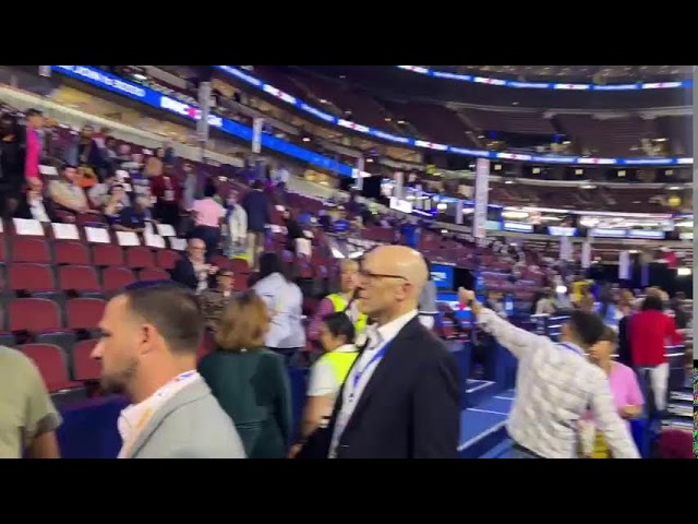 Desde el United Center, donde se desarrolla la Convención Nacional Demócrata