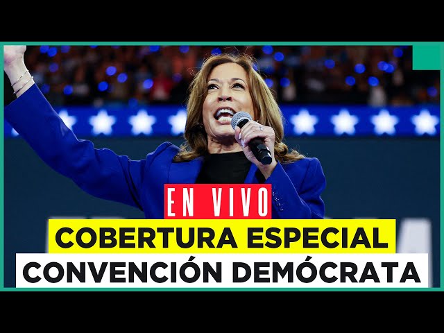 EN VIVO | Convención Demócrata 2024: Kamala Harris es oficialmente candidata presidencial