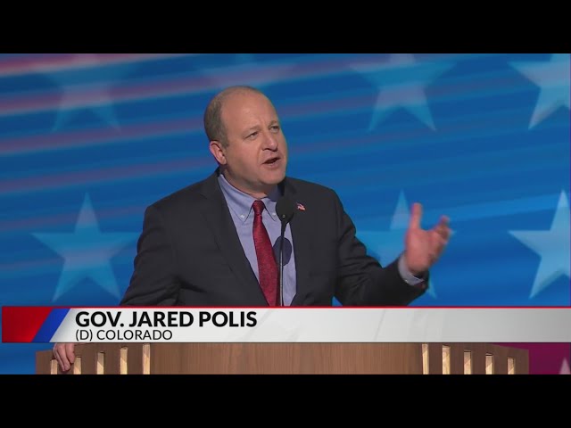 ⁣Colorado Gov. Jared Polis speaks at DNC night 3 in Chicago