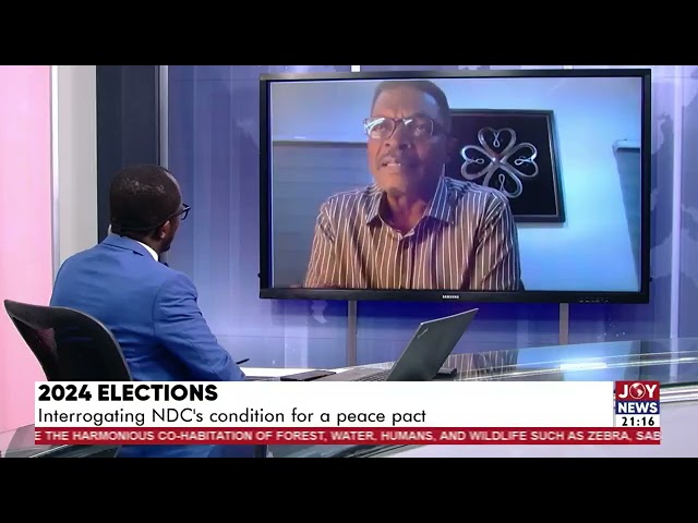 ⁣Peace pact draws attention to issues that threaten our peace. - Dr. Emmanuel Akwetey