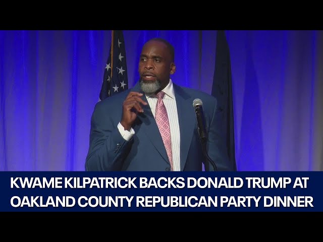 ⁣Kwame Kilpatrick speaks at Oakland County Republican Party Lincoln Day Dinner