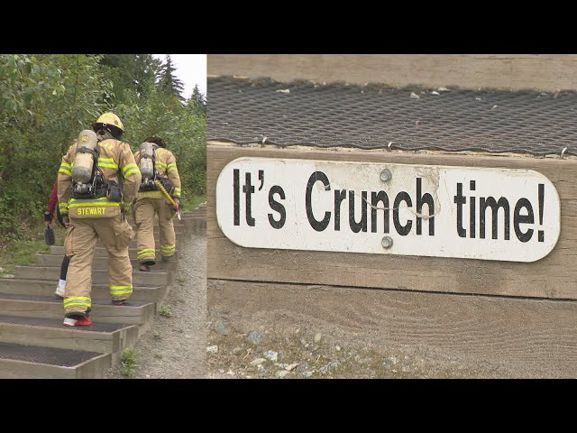 ⁣First Responders test their fitness