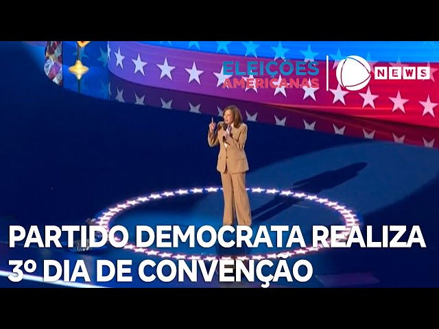 Partido democrata realiza 3º dia de convenção em Chicago