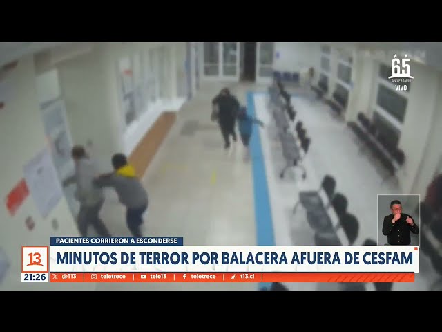 ⁣Pacientes de Cesfam corrieron a esconderse tras balacera afuera del consultorio