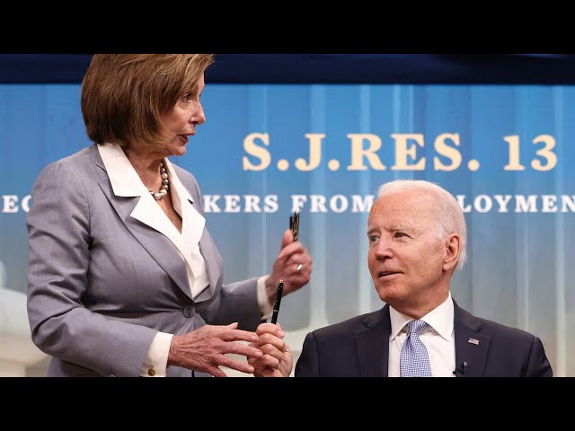 DNC party thanks Joe Biden despite Nancy Pelosi ‘stabbing him in the back’