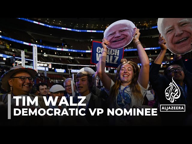 ‘The honour of my life’: Walz accepts VP nomination at DNC