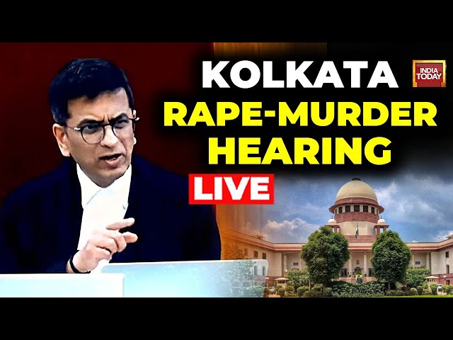 ⁣LIVE: Supreme Court CJI-Led Bench Hears Kolkata Rape Case | CJI Chandrachud, JB Pardiwala