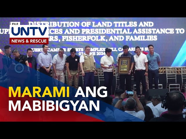 ⁣DAR, target na makapamahagi ng 800K land titles bago matapos ang termino ng Marcos admin