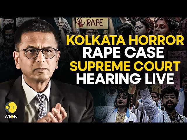 ⁣Kolkata Doctor's Rape Murder LIVE: CJI led Supreme Court Bench to hear Suo Motu case | WION LIV