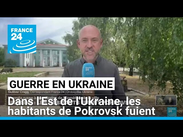 Guerre en Ukraine : la population ukrainienne fuit Pokrovsk • FRANCE 24