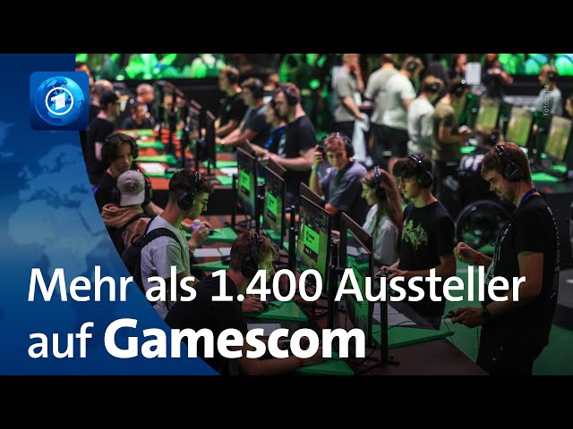 ⁣Gamescom: Computerspielemesse lockt Zehntausende nach Köln