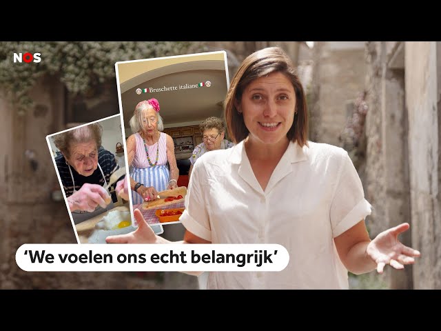 ⁣Kokende Italiaanse nonna's zijn social-hit