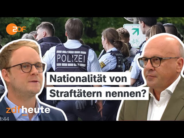 ⁣Streitgespräch zu Kriminalität: Soll die Herkunft von Straftätern genannt werden? | ZDF-Moma