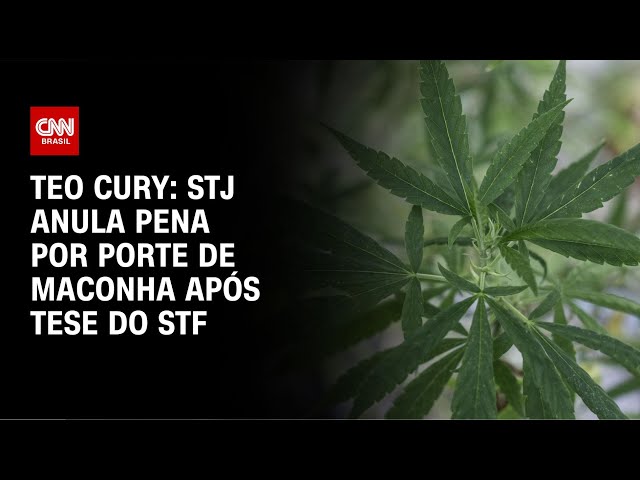 Teo Cury: STJ anula pena por porte de maconha após tese do STF | CNN  NOVO DIA