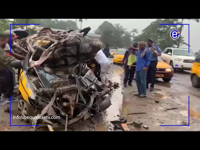 ⁣BUEA: UN ACCIDENT DE LA CIRCULATION A CAUSÉ 02 MORTS - EQUINOXE TV