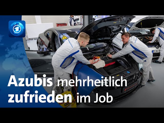 ⁣Azubis sind mehrheitlich mit ihrer Ausbildung zufrieden