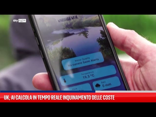 ⁣UK, AI calcola in tempo reale inquinamento delle coste