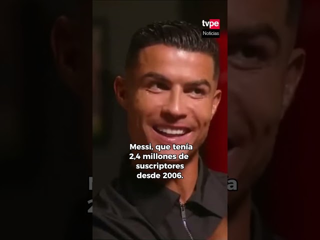 ⁣Cristiano Ronaldo rompió récord de suscriptores en YouTube