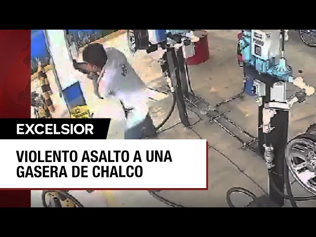 Asaltan a balazos una gasera de Valle de Chalco, Edomex