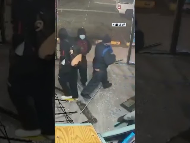 ⁣Thieves ram pickup truck into Chatsworth smoke shop and ransack it