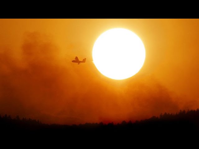 ⁣Water bombers arrive on Portuguese island of Madeira