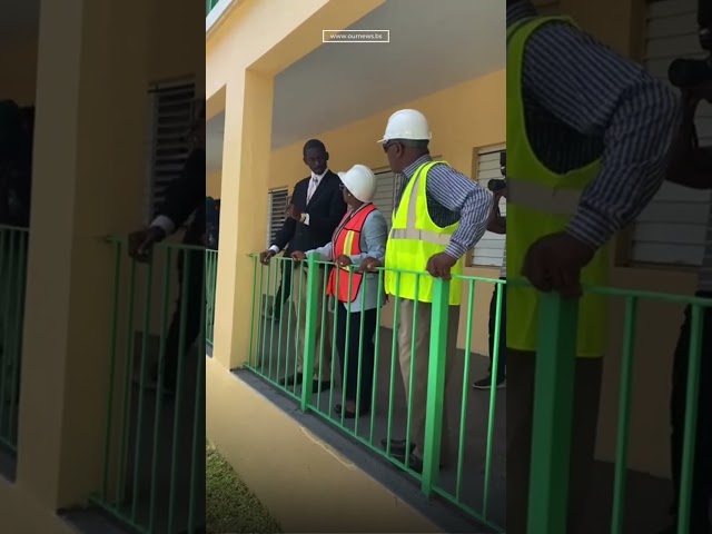 ⁣Energy Minister Tours C.H. Reeves Ahead of New School Year