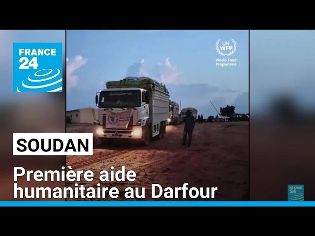 Soudan : une première aide humanitaire entre au Darfour • FRANCE 24