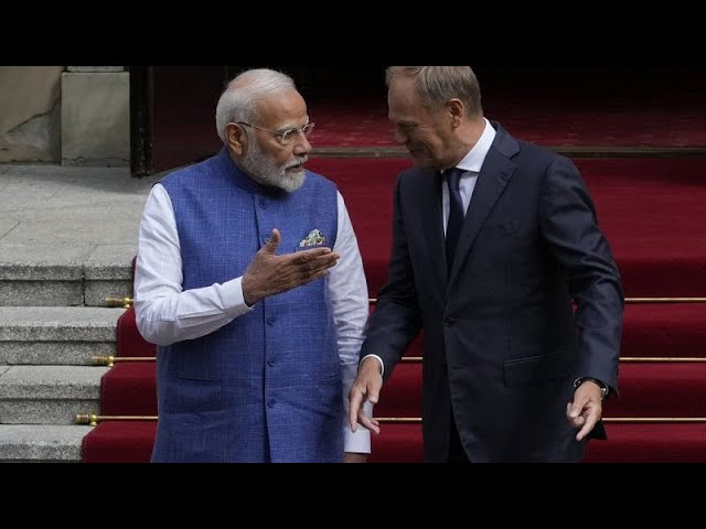 Le premier ministre Narendra Modi en visite en Pologne, pays allié de Kyiv