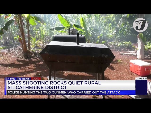 ⁣Mass Shooting Rocks Quiet Rural St. Catherine District | TVJ News