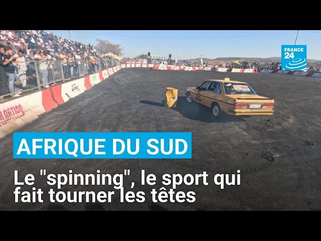 Le "spinning", le sport automobile qui fait tourner les têtes en Afrique du Sud • FRANCE 2