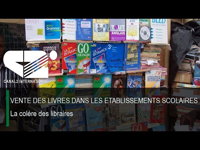 ⁣VENTE DES LIVRES DANS LES ETABLISSEMENTS SCOLAIRES : La colère des libraires