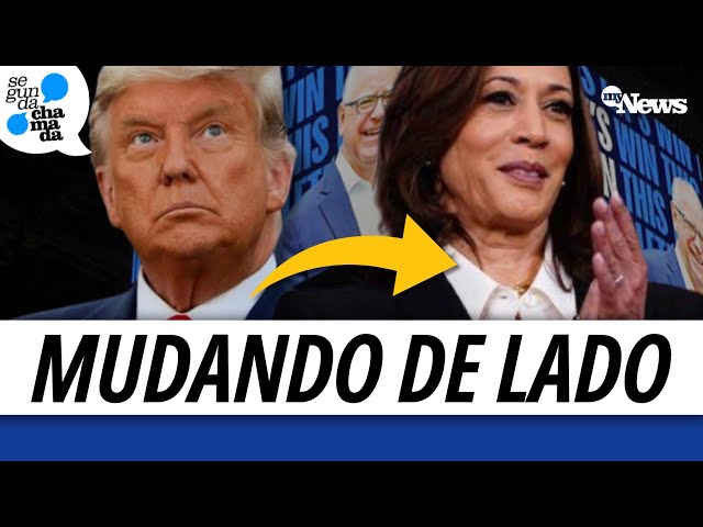 ENTENDA A MUDANÇA DE APOIADORES DE TRUMP PARA KAMALA EM CAMPANHA INTENSA