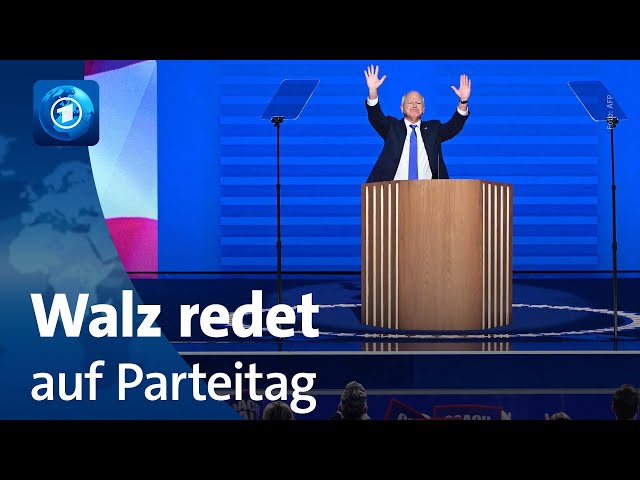 ⁣Walz-Rede auf Parteitag: „Die Ehre meines Lebens“