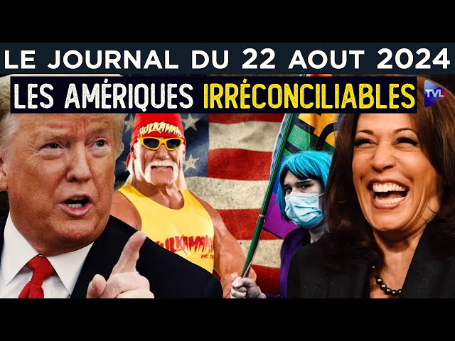 ⁣États-Unis : deux Amériques irréconciliables - JT du jeudi 22 août 2024