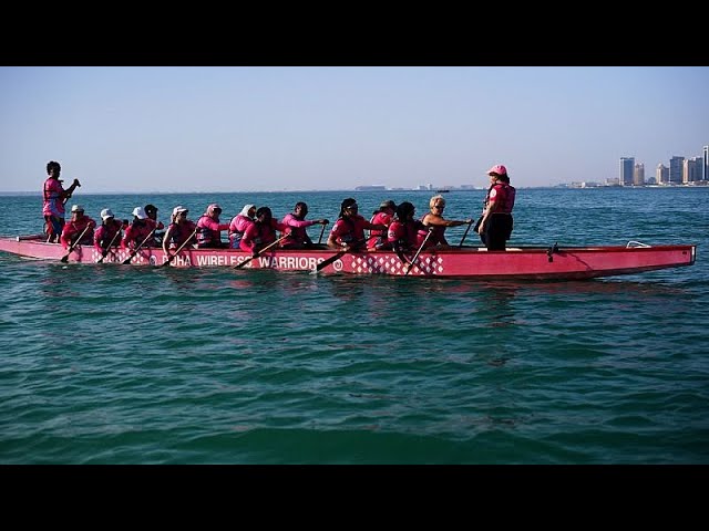 ⁣Du dragon boat au bain de glace : les activités aquatiques jouent un rôle essentiel au Qatar